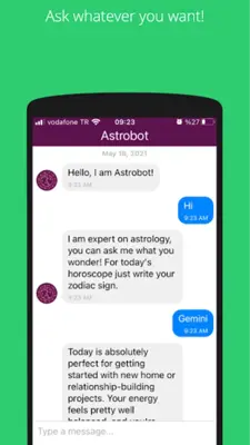 astrobot android App screenshot 2